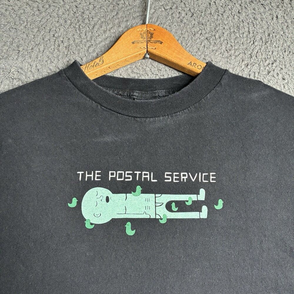 Vintage The Postal Service Concert Tour Men's T-Shirt Men’s Small Cinder Block